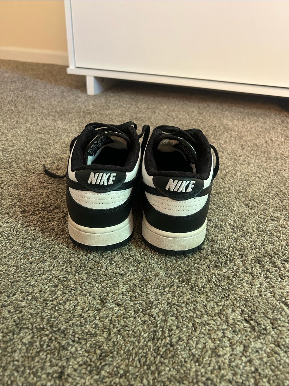 Nike Black and White Low-Top Sneakers - Picture 3 of 3